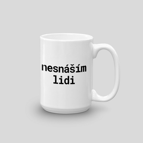 Nesnáším lidi - hrnek 450 ml