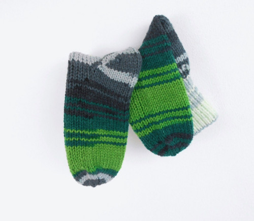 Pletené ponožky délka chodidla 21 - 22 cm