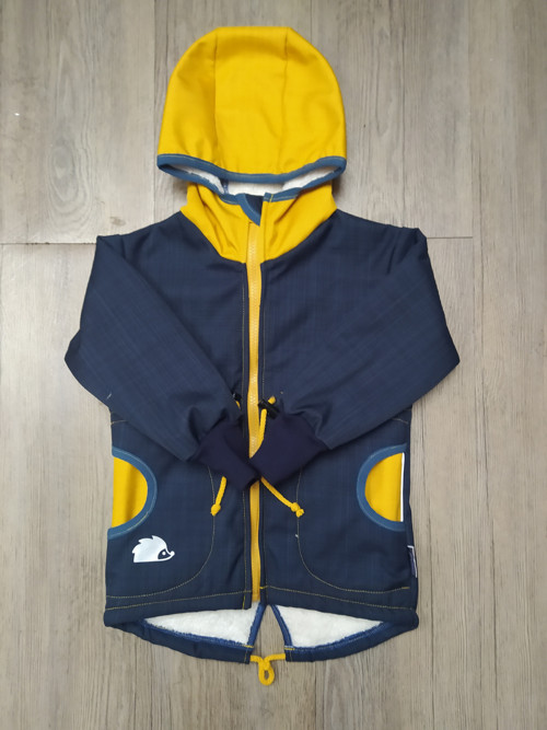 Beránková soft. parka s kapkou hořčicové :)