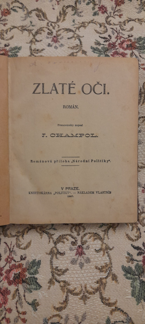 Zlaté oči - J. Champol