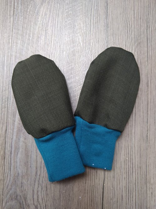 Soft. mini rukavičky s beránkem (vel. 0-2 roky)