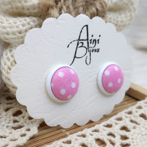 Buttonkové pecky Puntíky 12mm *na objednávku