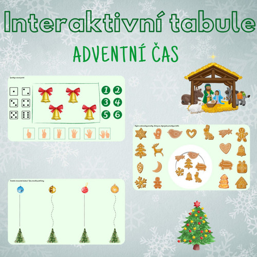 Adventní čas, interaktivní tabule