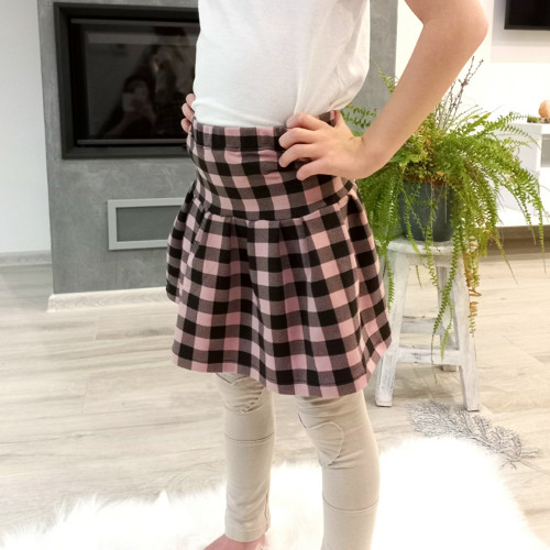 Sukně kostkovaná (vel. 110) — foto 1
