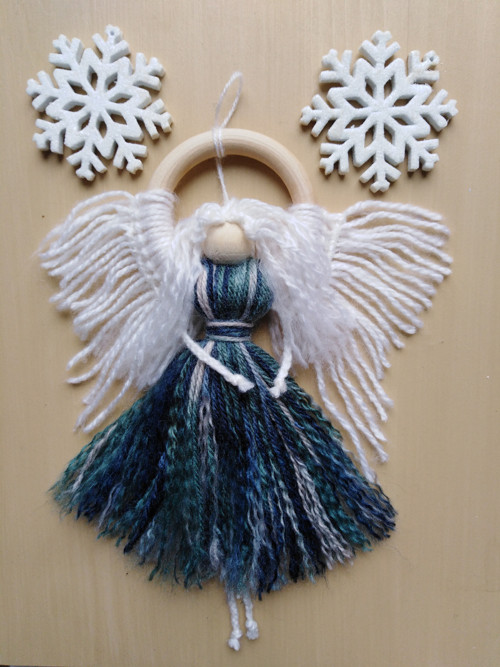 Anděl macramé