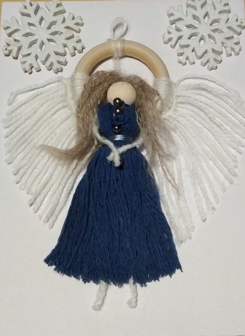 Macramé anděl věrnosti — foto 1