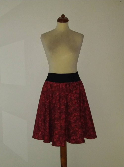 Kolová sukně- délka 57cm — foto 1