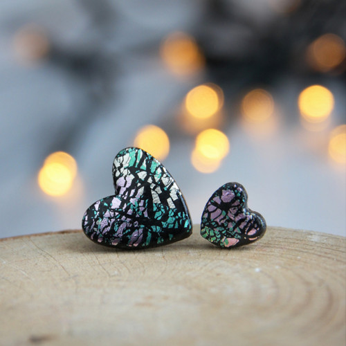 Srdíčka - větší+menší (fimo) — foto 1