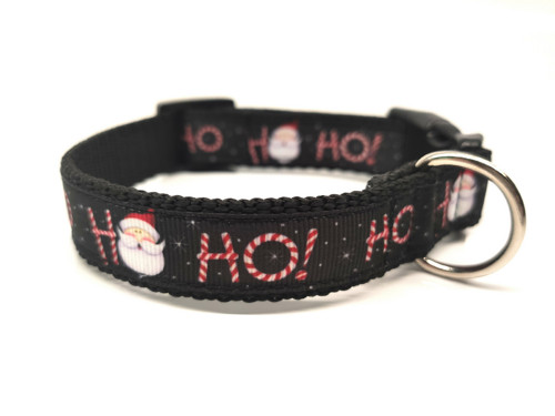 Obojek HO HO HO II. s plastovou sponou, vel. S