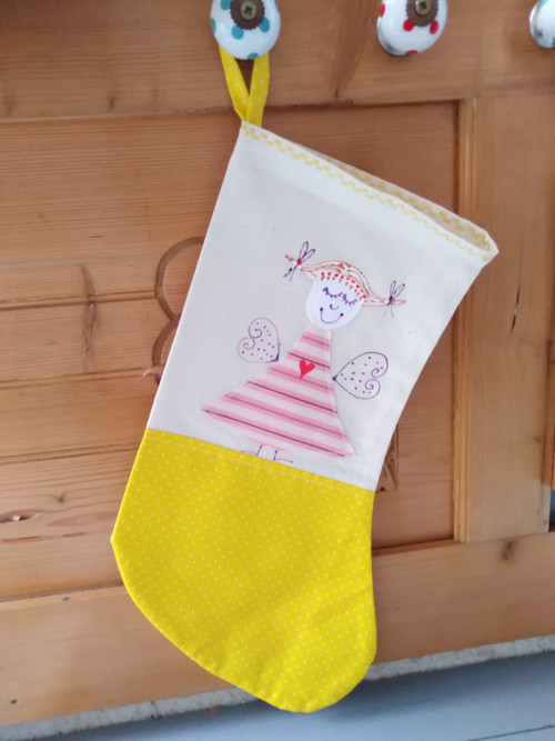 Ponožka pro Barborku s andělem