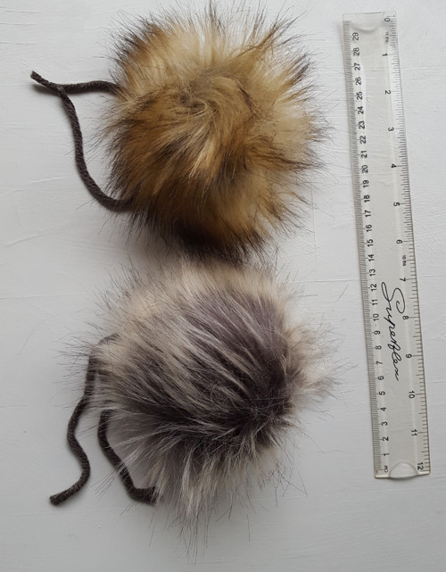 PomPom / Bambulka Umělá kožešina - 10 cm