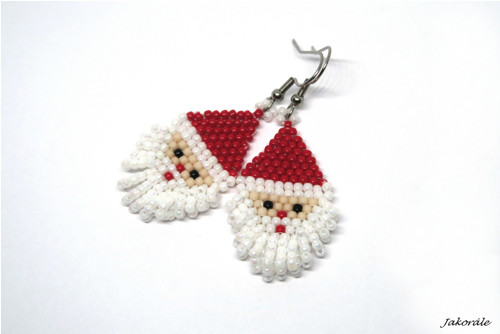 Náušnice Santa