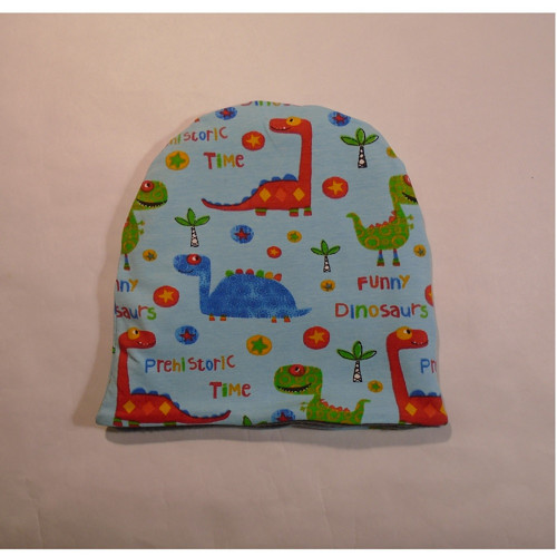 Dětská teplejší čepice Dino 42- 44 cm