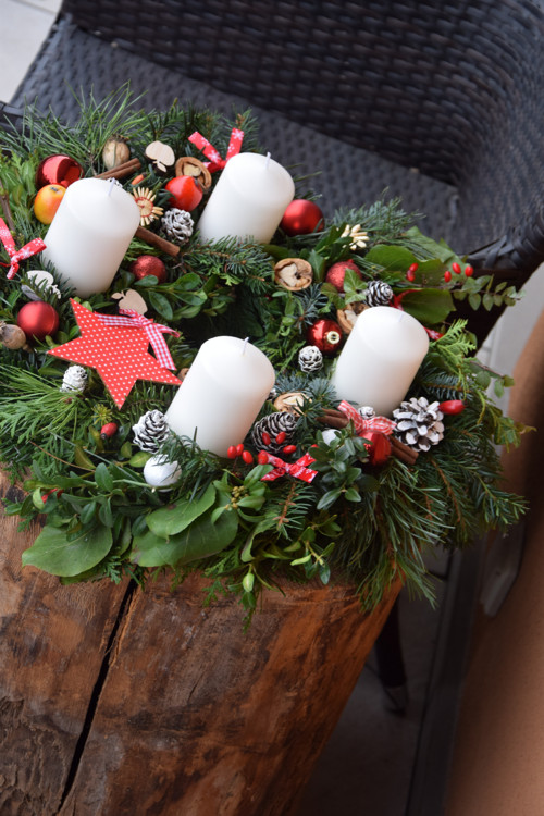 Velký adventní věnec Staročeský UKÁZKA