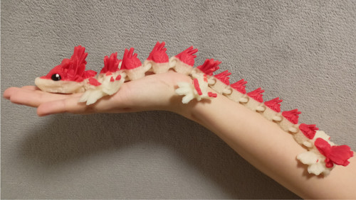 Mládě Sushi Draka - 33 cm - 3D Tisk — foto 1