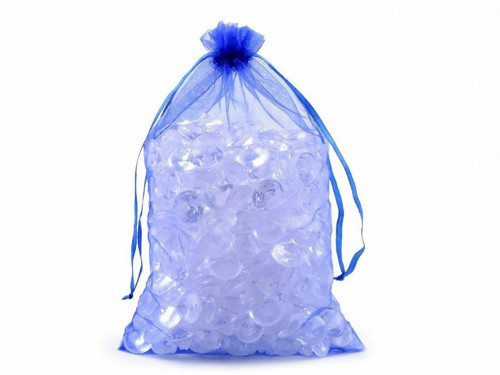 10ks (20) modrá královská dárkový pytlík 15x24 cm