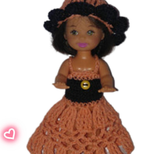 Šaty oblečky na panenky shelly od barbie