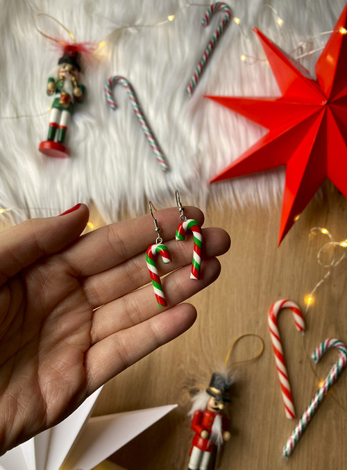 Vánoční lízátka (candy canes)