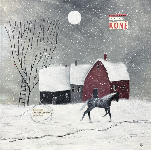 Slyšet šepot koní - 40x40cm — foto 1