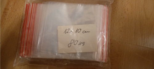 Sáčky se zipem - 12x10 cm — foto 1