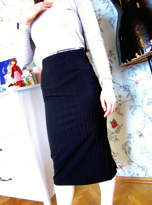 Sukně pencil dandy look — foto 1