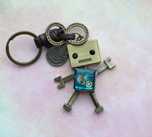 Robot - klíčenka — foto 1