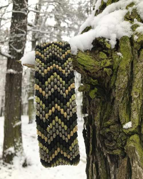 Paracord obojek s nastavitelným řemínkem
