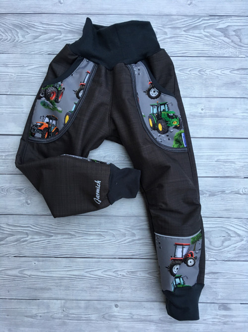 Softshellové kalhoty s beránkem - Traktor