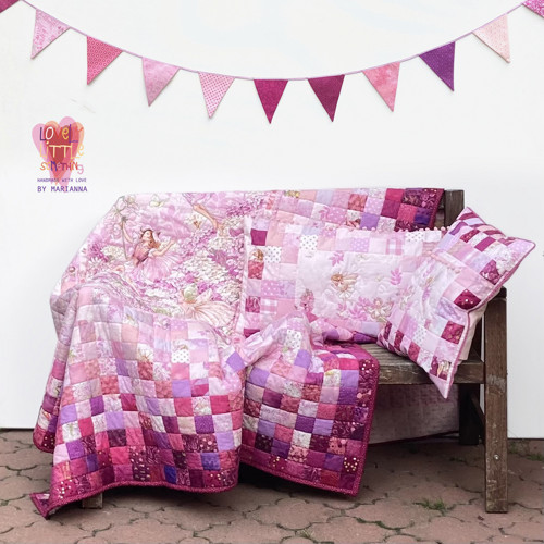 Exkluzívny vílový patchwork set — foto 1