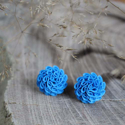 Náušnice blue — foto 1