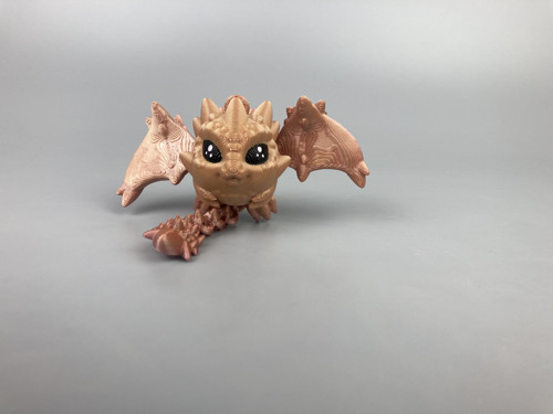 Rohatý rarášek - 9cm, 3D tisk — foto 1