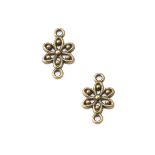 Kytka mezidíl bronz 17mm, 2ks