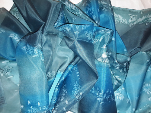 Petrolejová - šála 180 x 45