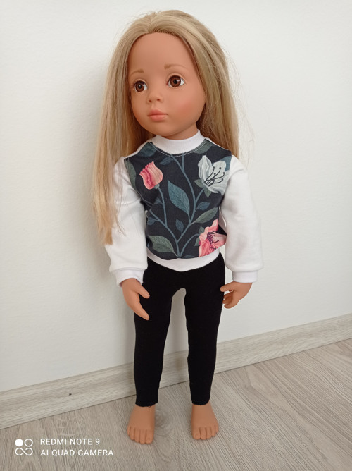 Mikinka pro panenku Emily 50cm