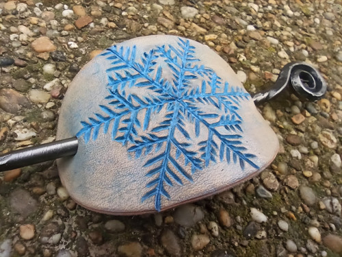 Spona do vlasov #Snowflake — foto 1