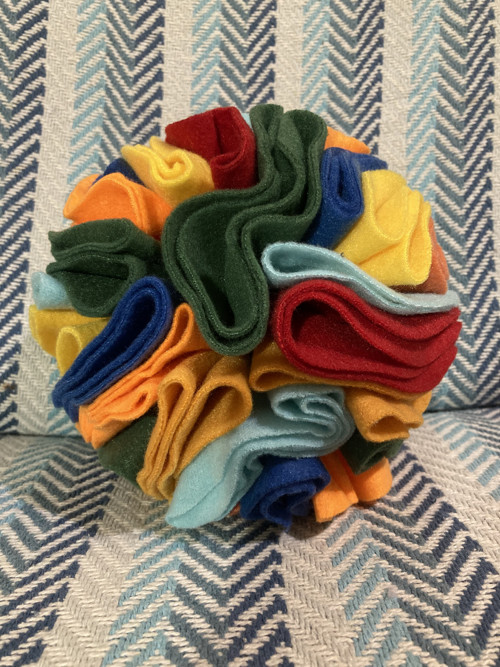 Čmuchací koule - snuffle ball - 16cm — foto 1