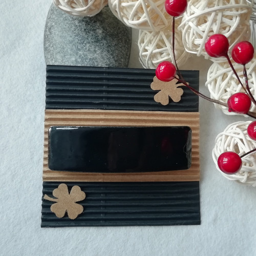 Spona smalt-Černá elegance — foto 1