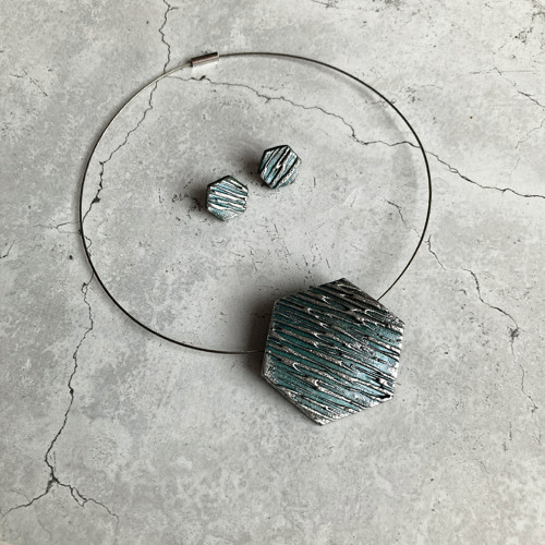 Metallic hexagon ( 2 v 1 ) — foto 1