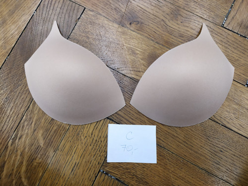 Podprsenkový košíček classic push-up tělový C