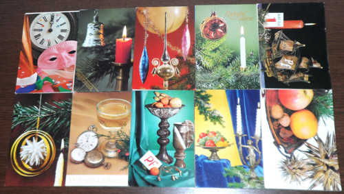 50x POHLEDNICE Vánoce, různé, prošlé poštou — foto 1