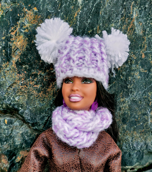 Čepice s nákrčníkem pro Barbie — foto 1