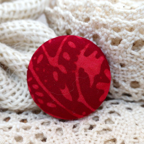 Buttonková brož Vánoční 25mm