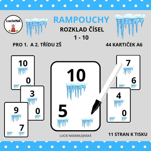RAMPOUCHY - ROZKLAD ČÍSEL 1 - 10 — foto 1