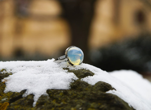 Nerezový prsten ...." Blue planet " — foto 1