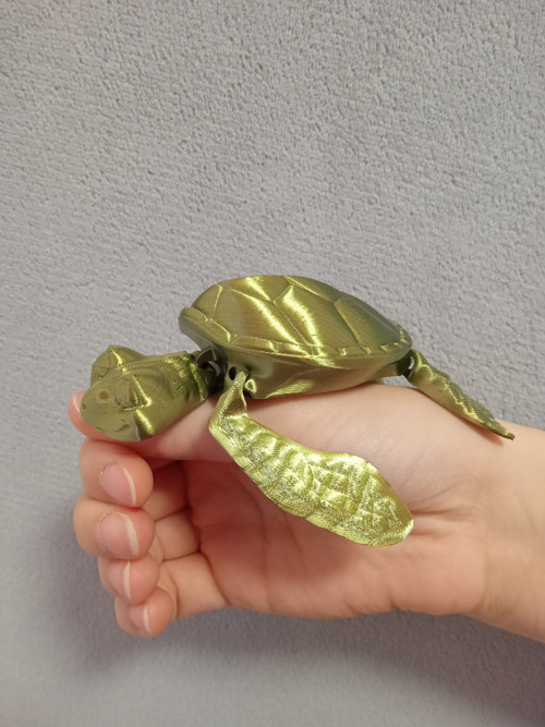 Flexi Veselá Želvička - 10 cm - 3D tisk — foto 1