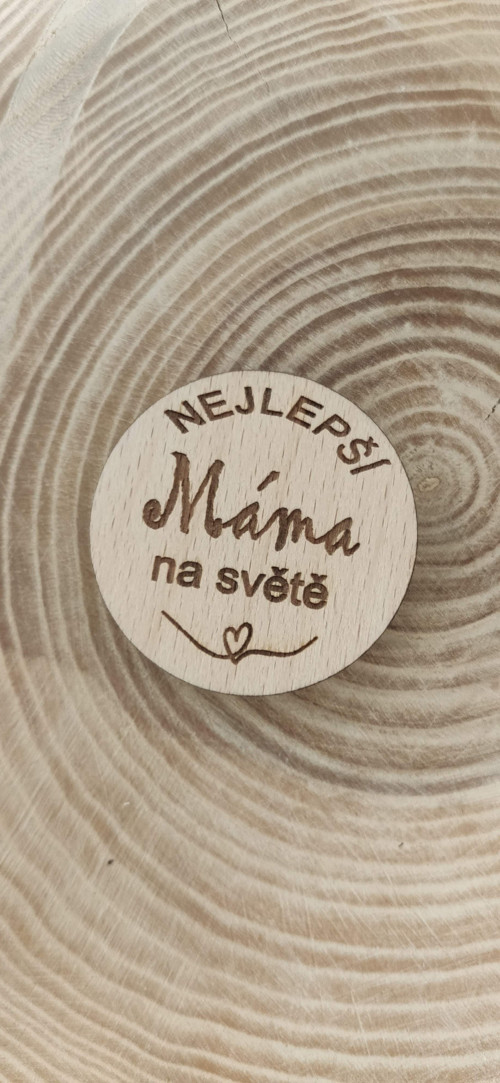 Gravírovaná magnetka pro maminku