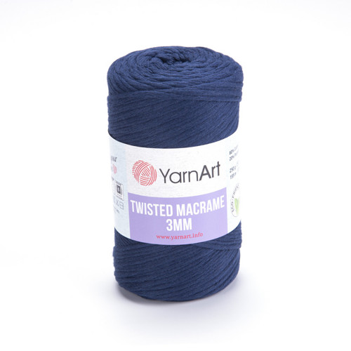 Příze Twisted Macrame 3mm - tmavě modrá — foto 1