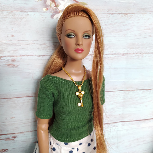 Řetízek s přívěskem pro panenky BJD, Tonner
