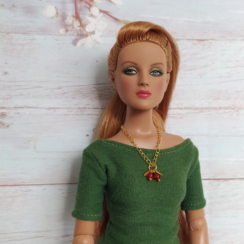 Řetízek s přívěskem pro panenky BJD, Tonner