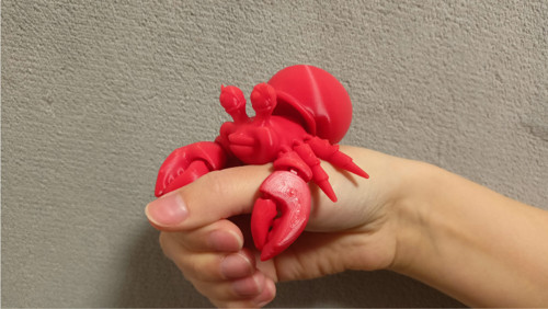 Flexi Paní Krabíková - 10 cm - 3D tisk — foto 1